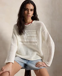 Polo Ralph Lauren Women's Rolled Crewneck Long-Sleeve Sweater