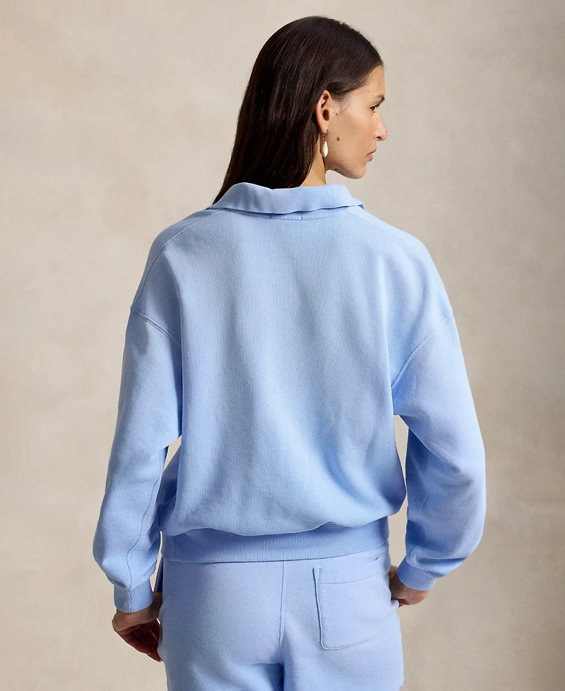 Polo Ralph Lauren Women's Lightweight Fleece Long-Sleeve Sweatshirt