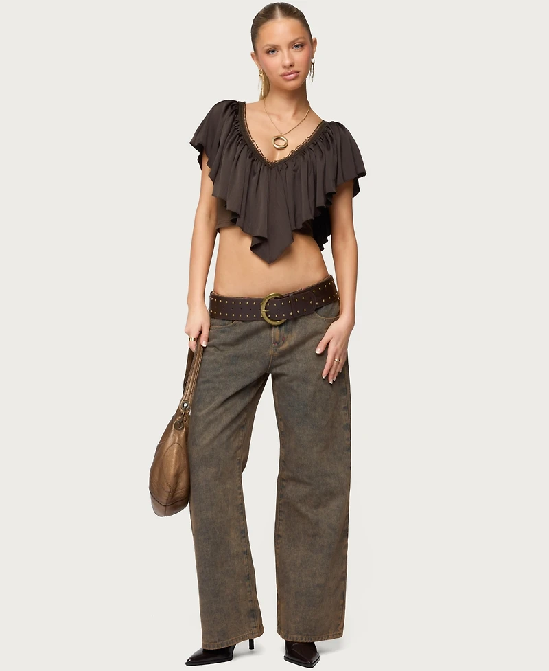 Edikted Women's Ace Relaxed Jeans