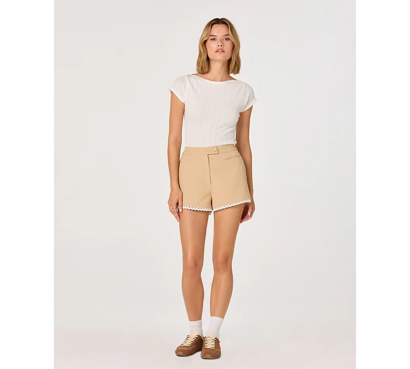 Astr the Label Women's Kya Zippered Shorts