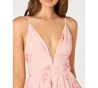 Astr the Label Women's Janna V-Neck Sleeveless Dress