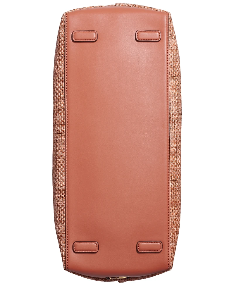 Donna Karan New York Weekend Woven Large Tote Bag