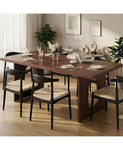 gaomon 71" Long Dining Table for 6-10 People