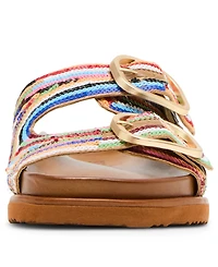 Steve Madden Women's Tourist Double-Band Footbed Sandals