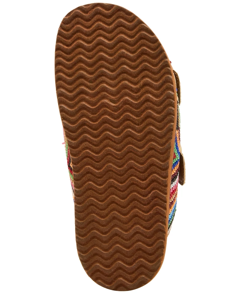 Steve Madden Women's Tourist Double-Band Footbed Sandals