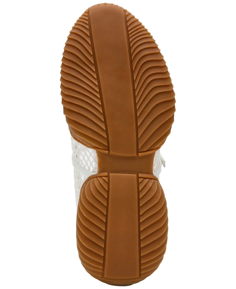 Steve Madden Women's Vickee Mesh Mary-Jane Sneakerina Flats