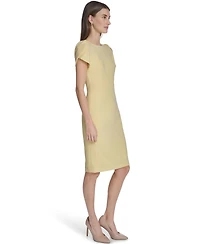 Calvin Klein Women's Tulip-Sleeve Sheath Dress