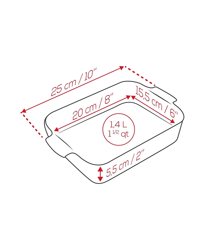 Peugeot Appolia Rectangular Ceramic Baking Dish