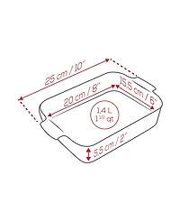 Peugeot Appolia Rectangular Ceramic Baking Dish