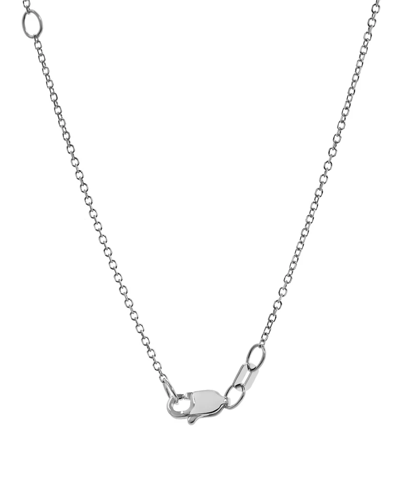 Macy's Diamond Heart Pendant Necklace (2 ct. t.w.) in 14k White Gold