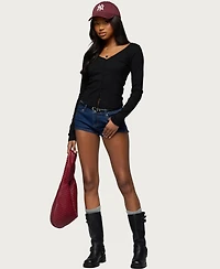 Edikted Women's Tanya Button Up Cardigan