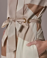 Donna Karan New York Women's Collared Neck Shirt Dress