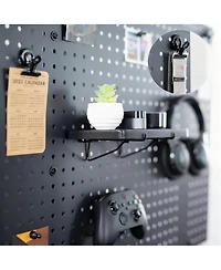 Yigii Magnetic Clamp-On Pegboard Organizer for Desk, Flexible Placement, Easy Installation