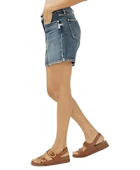 Silver Jeans Co. Women's Suki Mid Rise Long Shorts