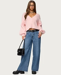 Edikted Women's Skye Low Rise Baggy Jeans