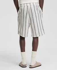 Mode of One Men's Striped Relaxed 9" Pull-On Shorts, Macy's Exclusive