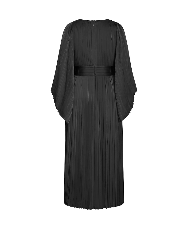 City Chic Women's Carmina Pleat Maxi Dress