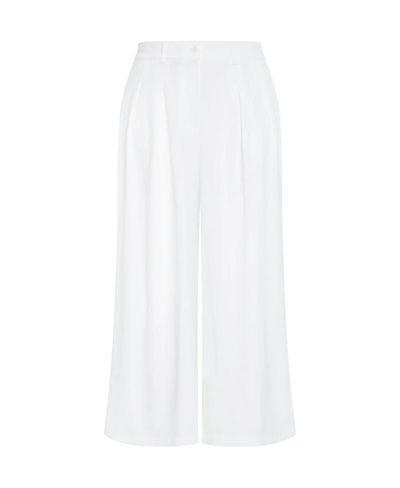 City Chic Women's Plus Abbie Fully Lined Wide Leg Pant