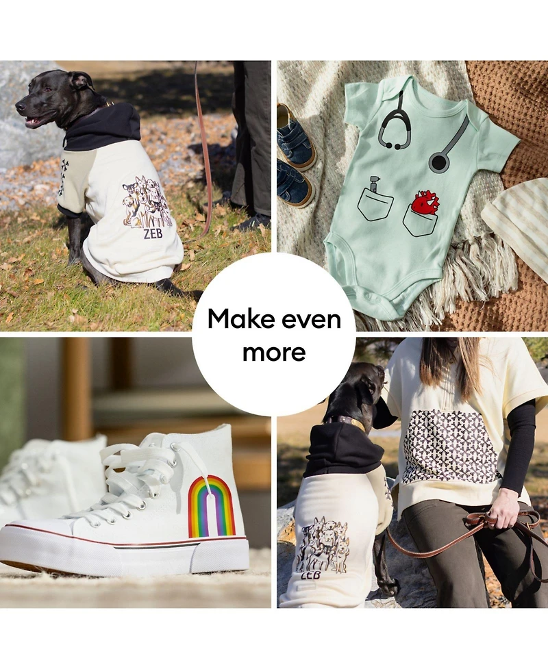 Cricut Value Iron-On, Rainbow Sampler - 12 in x 3 ft (10 ct)