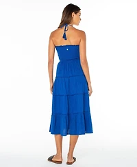 Roxy Juniors' Ellie Halter Neck Maxi Dress