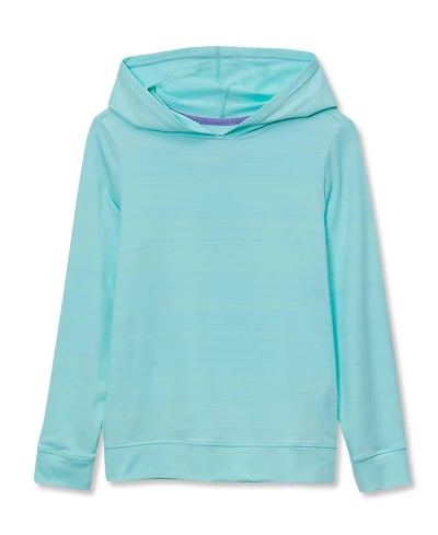 Lands' End Girls Long Sleeve Upf 50 Sun Hoodie Rash Guard