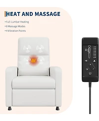 gaomon Power Recliner Chair with Massage and Heat with Massage Function with Lumbar Support, Adjustable Push Back