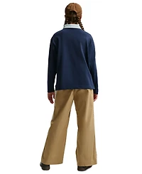 Nike Girls' 7-16 Sportswear Collection Long-Sleeve Polo Top