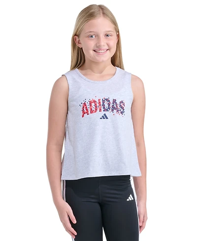 adidas Girls' 8-16 Sleeveless Tank Top
