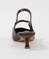 Berness Womens Corrie Kitten Heel Mj Slingbacks