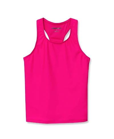 Lands' End Girls Chlorine Resistant Racer Back Tankini Swim Top