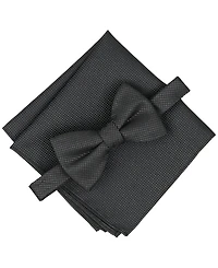 Alfani Men's Wolfe Solid Bow Tie and Pocket Square, 2-Piece Set, Macy's Exclusive