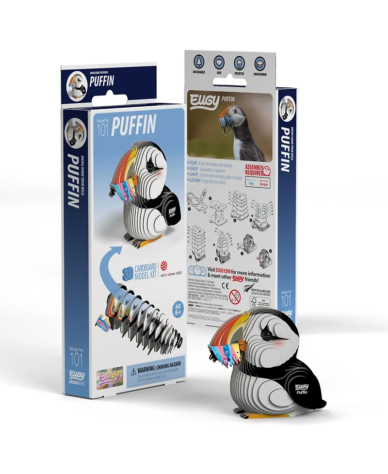 Eugy Puffin 3D Puzzle