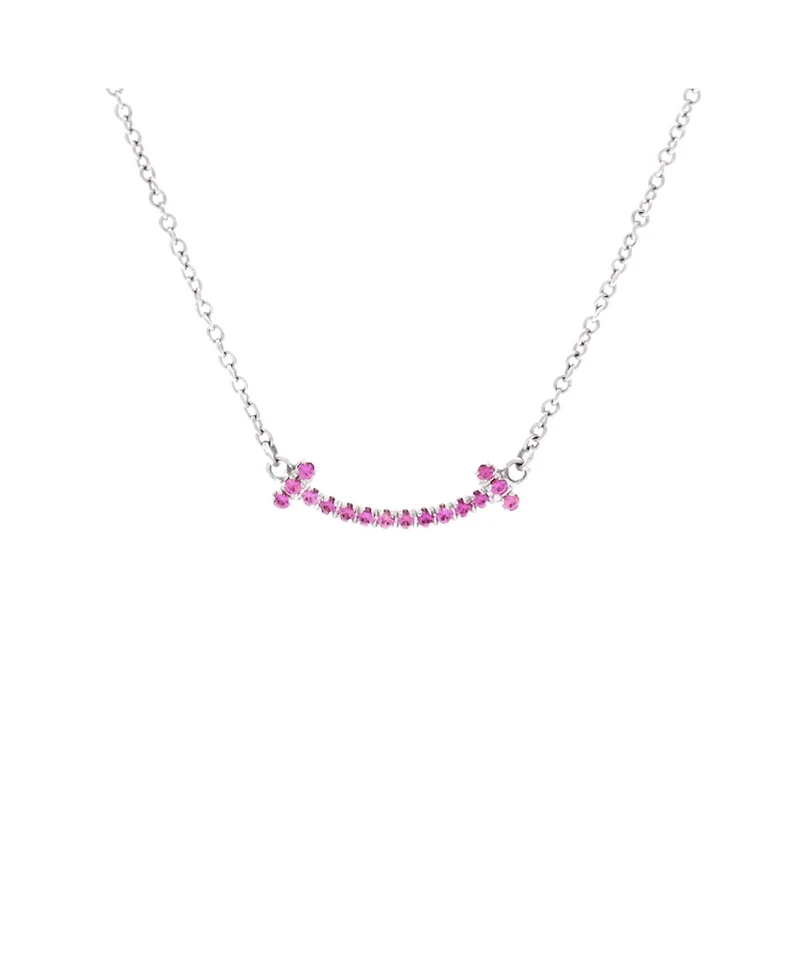 Pre-Owned Tiffany & Co T Smile Pendant Necklace