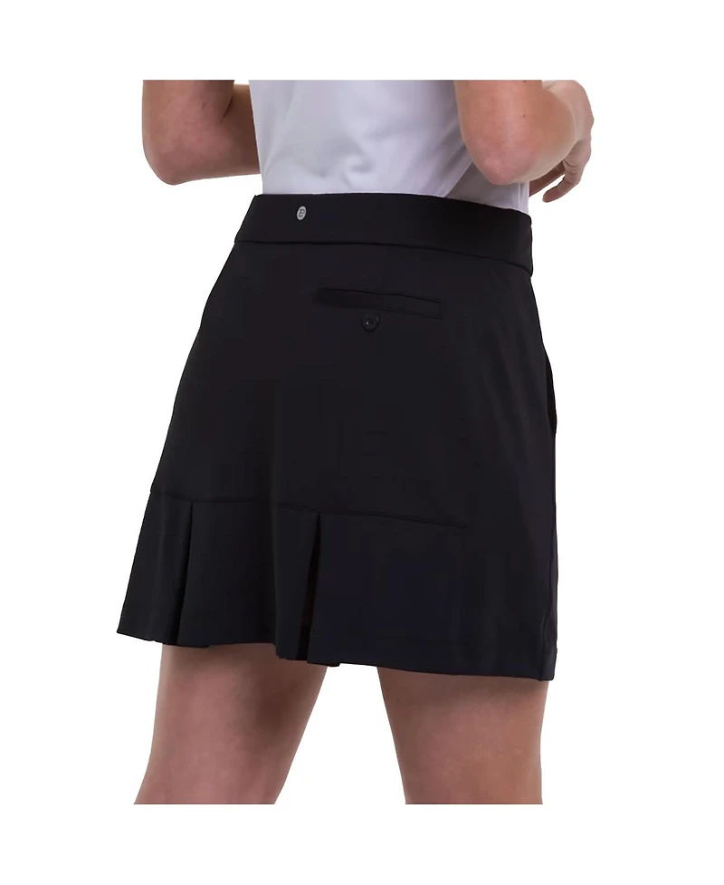 Ep Ny Women's Knit with Back Mesh Pleat Golf Skort