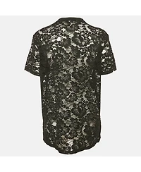 Pre-Owned Givenchy Women's Sheer Lace Jersey T-Shirt