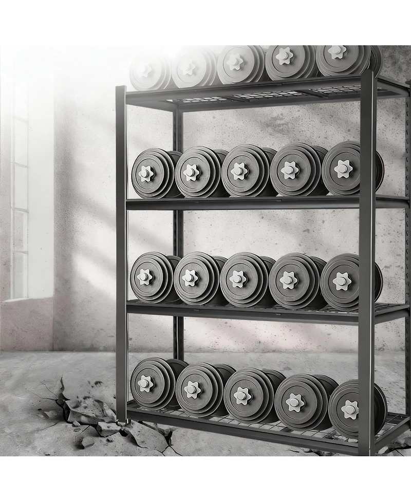 Yigii 4-Tier Adjustable Steel Shelving