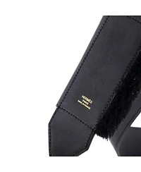 Pre-Owned HERMES Kelly Pocket Bag Shoulder Strap Swift and Shearling