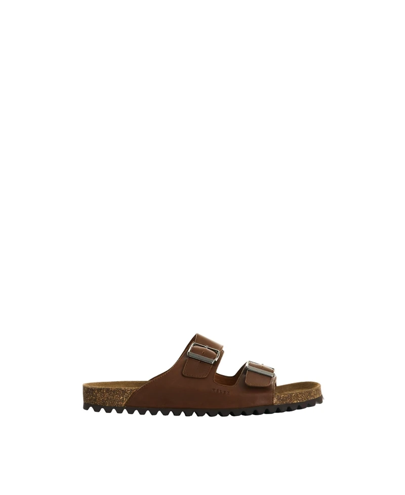 Velez Women's Genuine Leather Double-Buckle Sandals