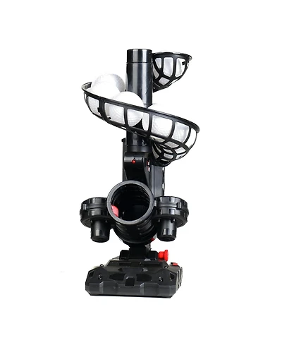 Furlihong Portable Baseball Pitching Machine with 4 Adjustable Angles and 3 Pitch Speeds Includes 9 Training Balls Battery