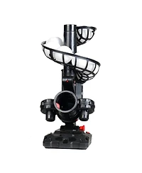 Furlihong Portable Baseball Pitching Machine with 4 Adjustable Angles and 3 Pitch Speeds Includes 9 Training Balls Battery