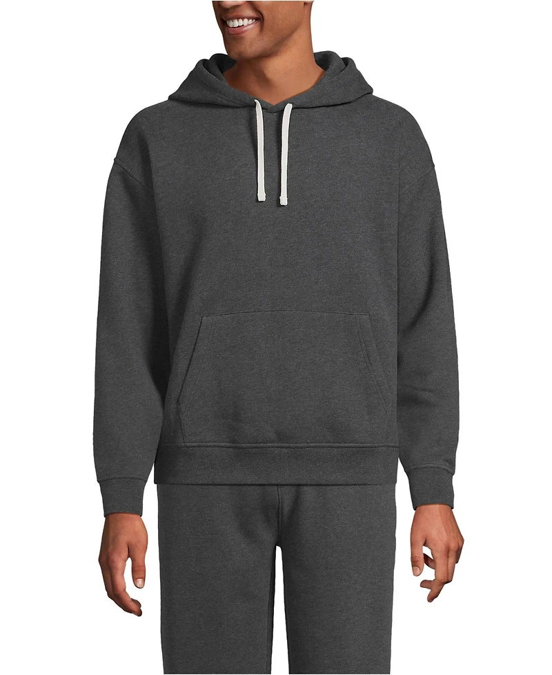 Lands' End Men's Long Sleeve Serious Sweats Oversized Hoodie
