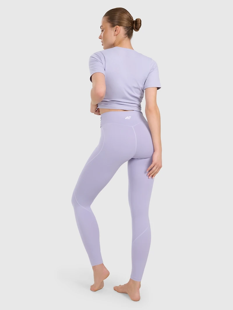 4F Women's Quick-Drying Leggings For Yoga And Pilates