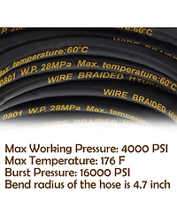 Twinkle Star Pressure Washer Kit for Pressure Washer Hose - 25FT