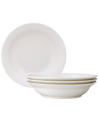 Noritake Kikko 25 oz. Rim Dinner Bowls, Set of 4