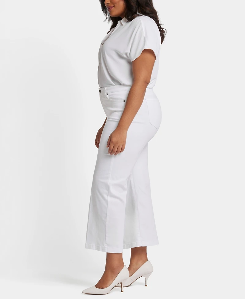Nydj Plus Teresa Wide-Leg Ankle Jeans