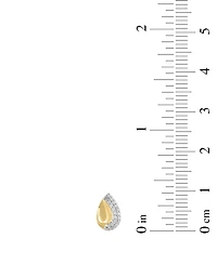 Macy's Diamond Earrings (1/10 ct. t.w.) in 10k Yellow Gold Over White Rhodium