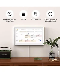 Mezed 15.6 Inch Smart Digital Calendar and Photo Frame Hd Touch Screen Family Organizer with Meal Planner Duty Chart To Do List and Weather