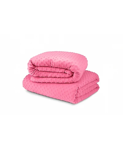 3p Experts Anti Anxiety Weighed Travel Blanket to Calm Your Body. Relax Your Mind. Sleep Deeper