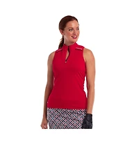 Ep Ny Women's New York Racer Back Sleeveless Golf Polo