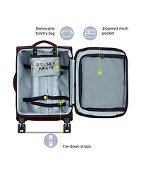 Delsey Paris Shadow Dlx Small Expandable Carry-On Spinner